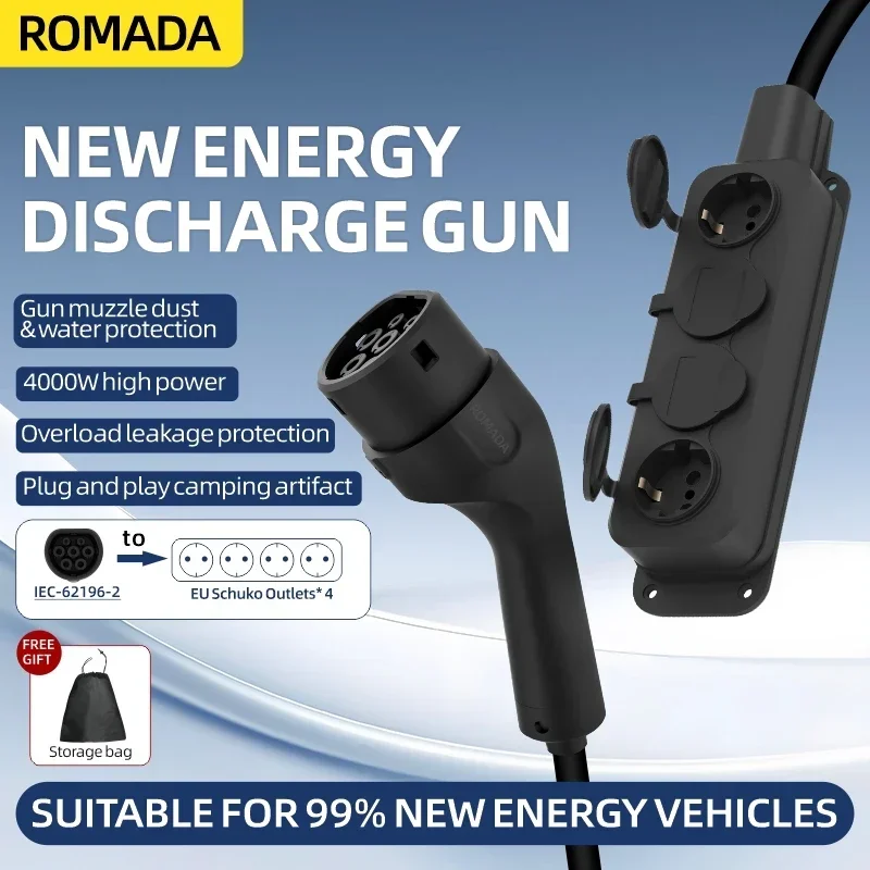 Portable 16A 4KW Electric Car  - огляд і ціна Outdoor Power Station