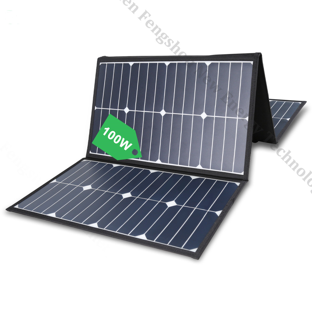 Portable 100 Watt Folding Sola - огляд і ціна Charge Controller Solar