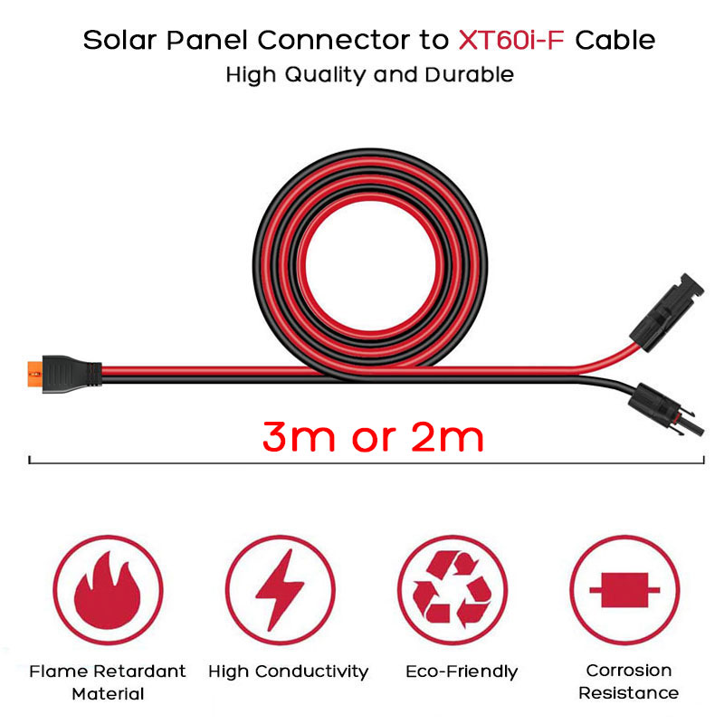 3m 2m Solar Panel to XT60i-F C - огляд і ціна Solar Generator