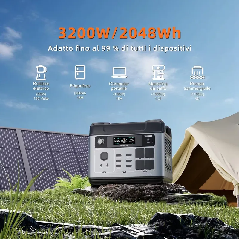 2026OUKITEL P2001 PLUS for 204 - огляд і ціна Portable Power Station
