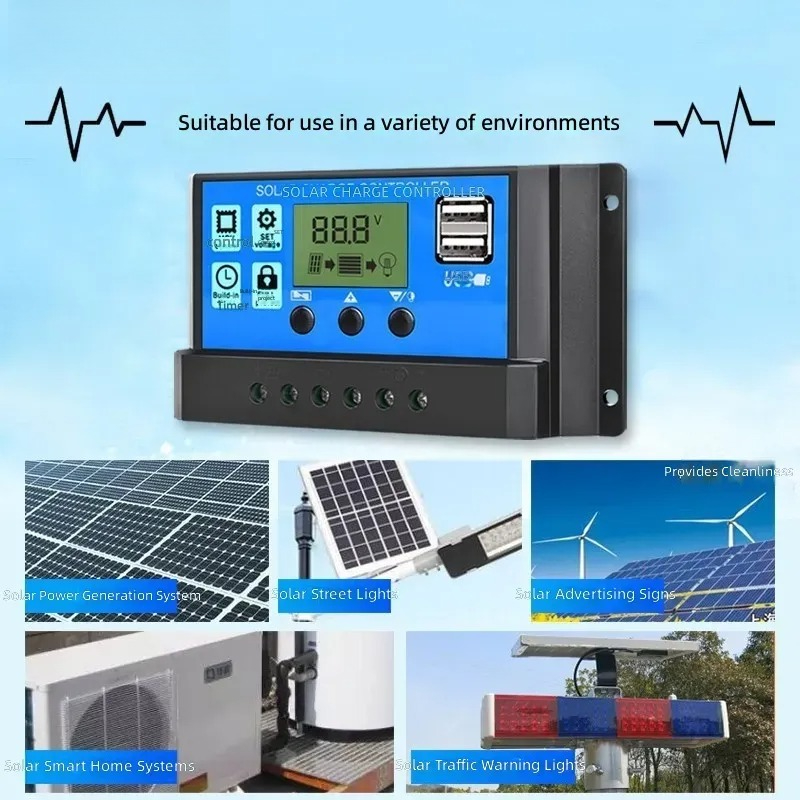 for Solar Controller 12V 24V A - огляд і ціна Charge Controller Solar